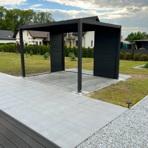 Pergola Nordvic Skyline 3x4 z panelami żaluzjowymi